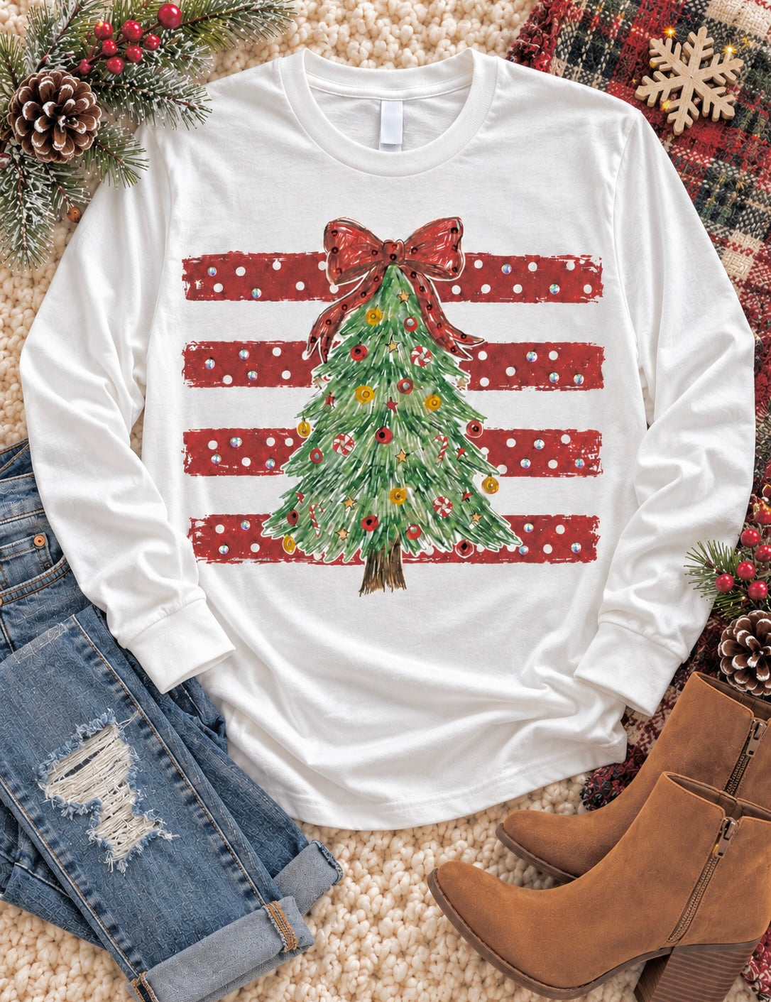Nostalgic Noel Boujee Tee - 3 Styles