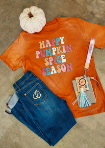 Happy Pumpkin Spice Season Graphic Tee - FINAL SALE