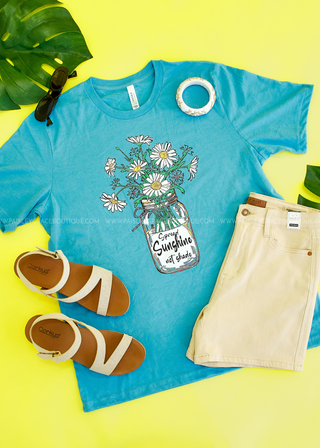 Spread Sunshine Not Shade Graphic Tee - Crew or Vneck