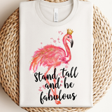 Stand Tall Flamingo Boujee Tee
