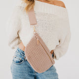 Suede Westlyn Woven Bum Bag-Bum Bag-Pretty Simple