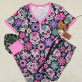 Sugar Skull Jogger PJ Set - Preorder