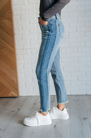 Susan Panel Detail Slim Jeans