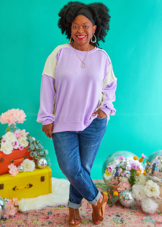 Say It Ain't So Top - Lilac* FINAL SALE *