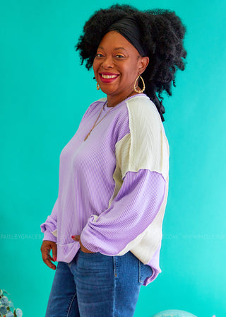 Say It Ain't So Top - Lilac* FINAL SALE *