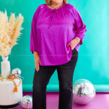 Greenwich Glam Top - Magenta* FINAL SALE ** FINAL SALE *