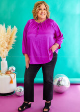 Load image into Gallery viewer, Greenwich Glam Top - Magenta - FINAL SALE
