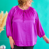 Greenwich Glam Top - Magenta* FINAL SALE ** FINAL SALE *