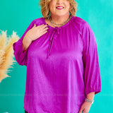 Greenwich Glam Top - Magenta* FINAL SALE ** FINAL SALE *