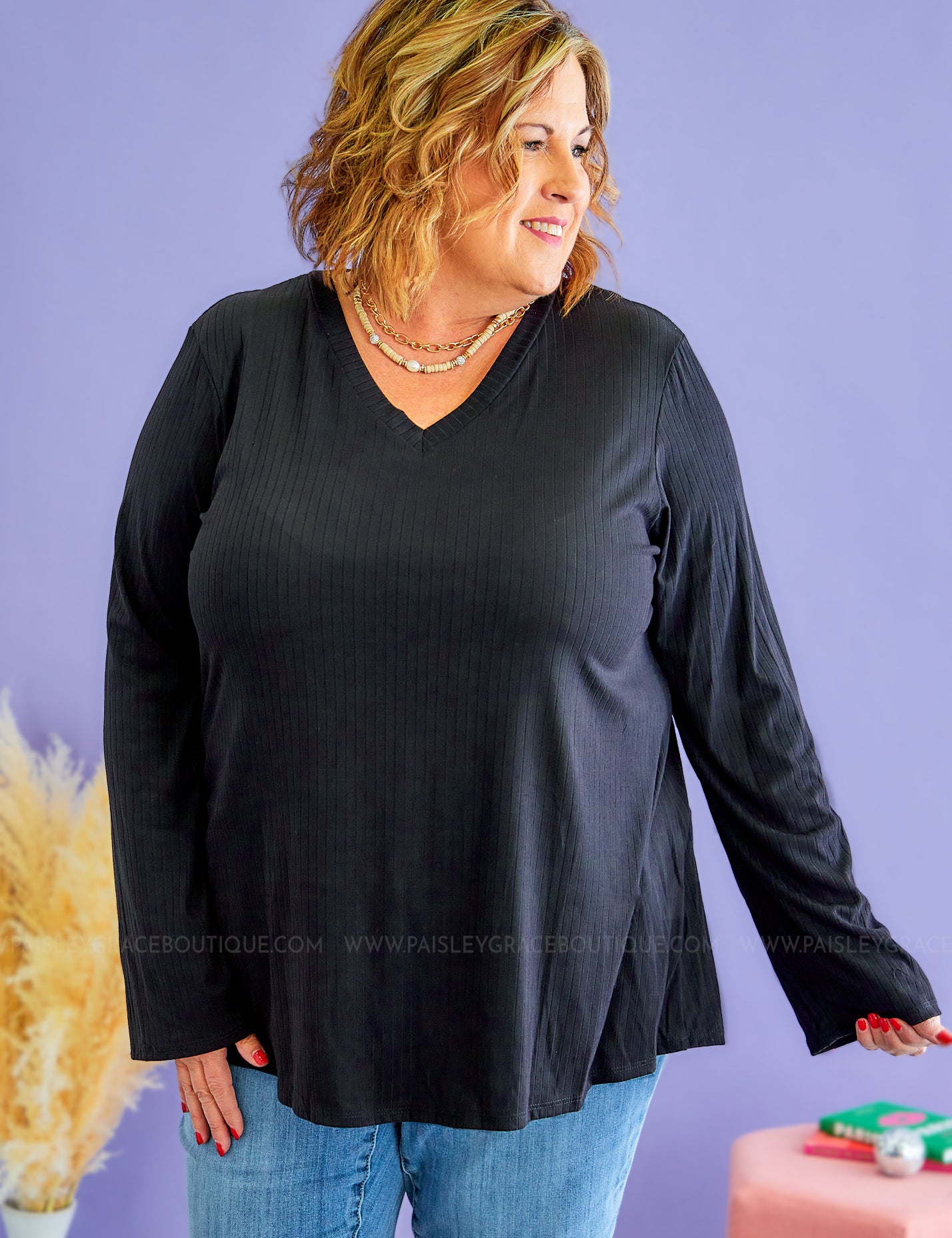 Time of Your Life Top - Black* FINAL SALE *