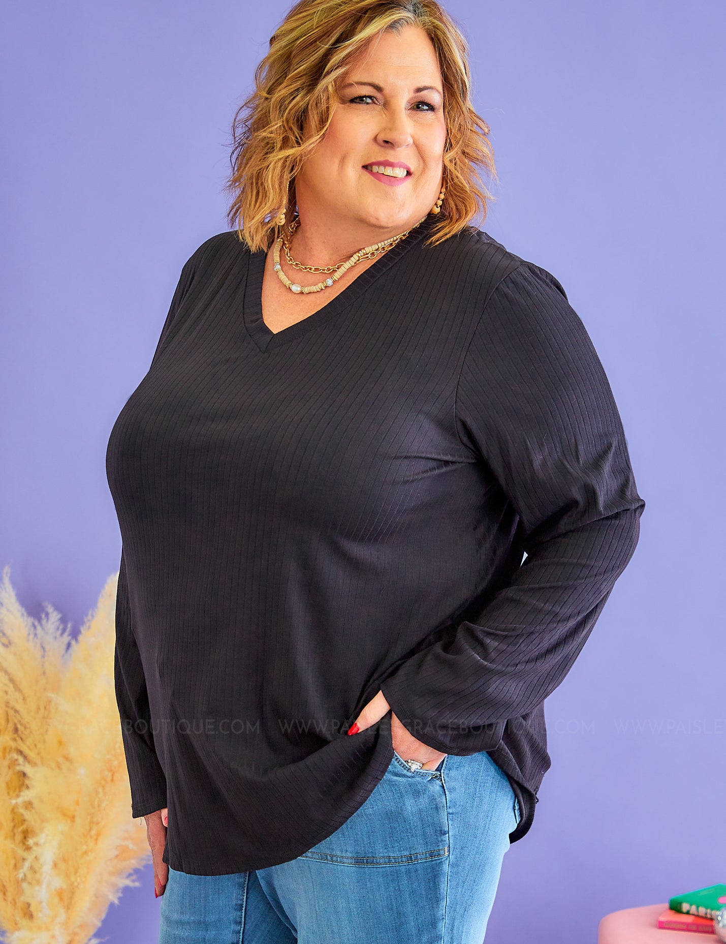 Time of Your Life Top - Black* FINAL SALE *