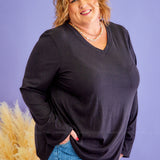 Time of Your Life Top - Black* FINAL SALE *