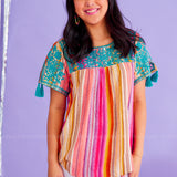 Valley Days Embroidered Top - LAST ONES FINAL SALE