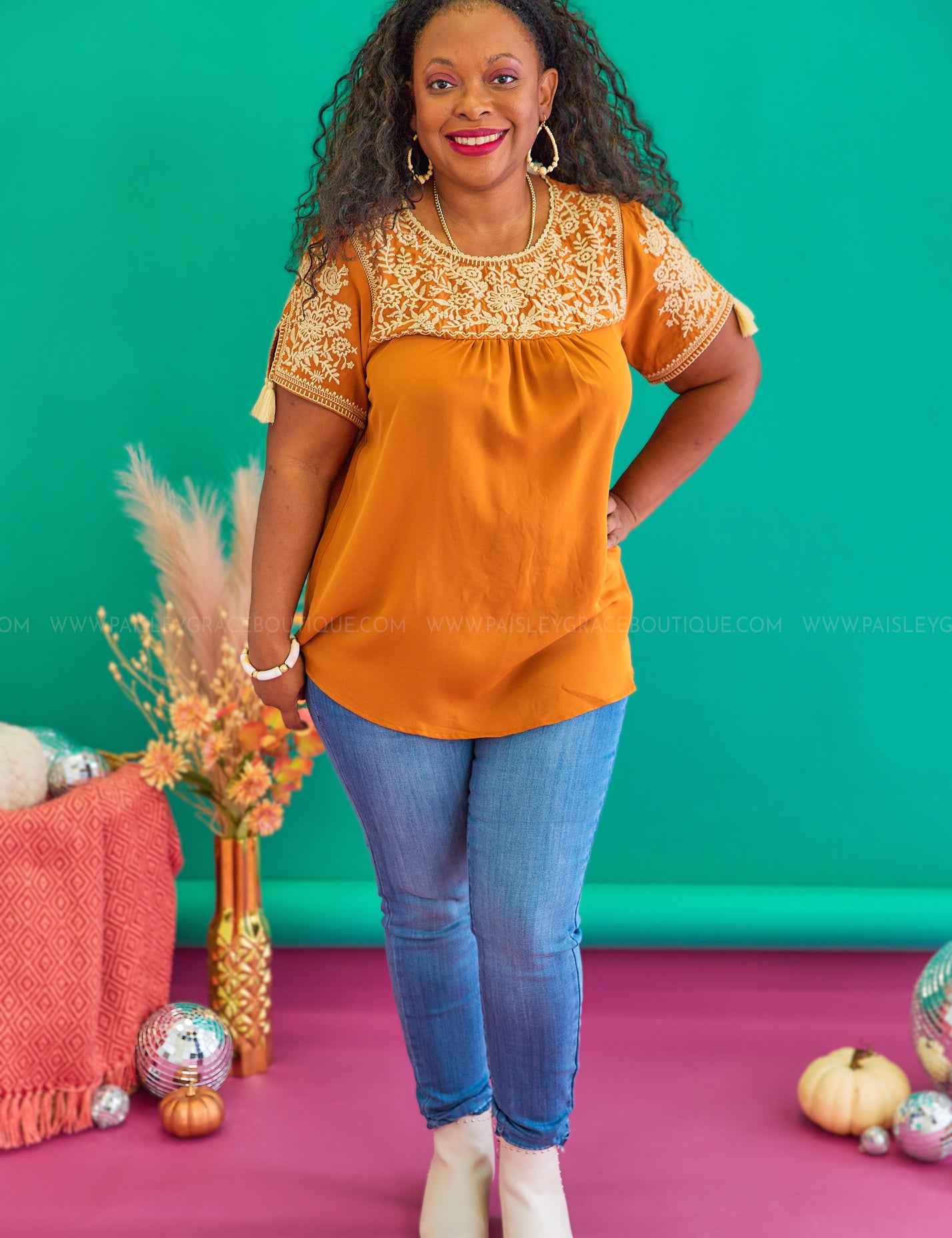 Head To Town Top - Marigold - LAST ONES FINAL SALE