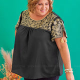 Head To Town Top - Black - LAST ONES FINAL SALE