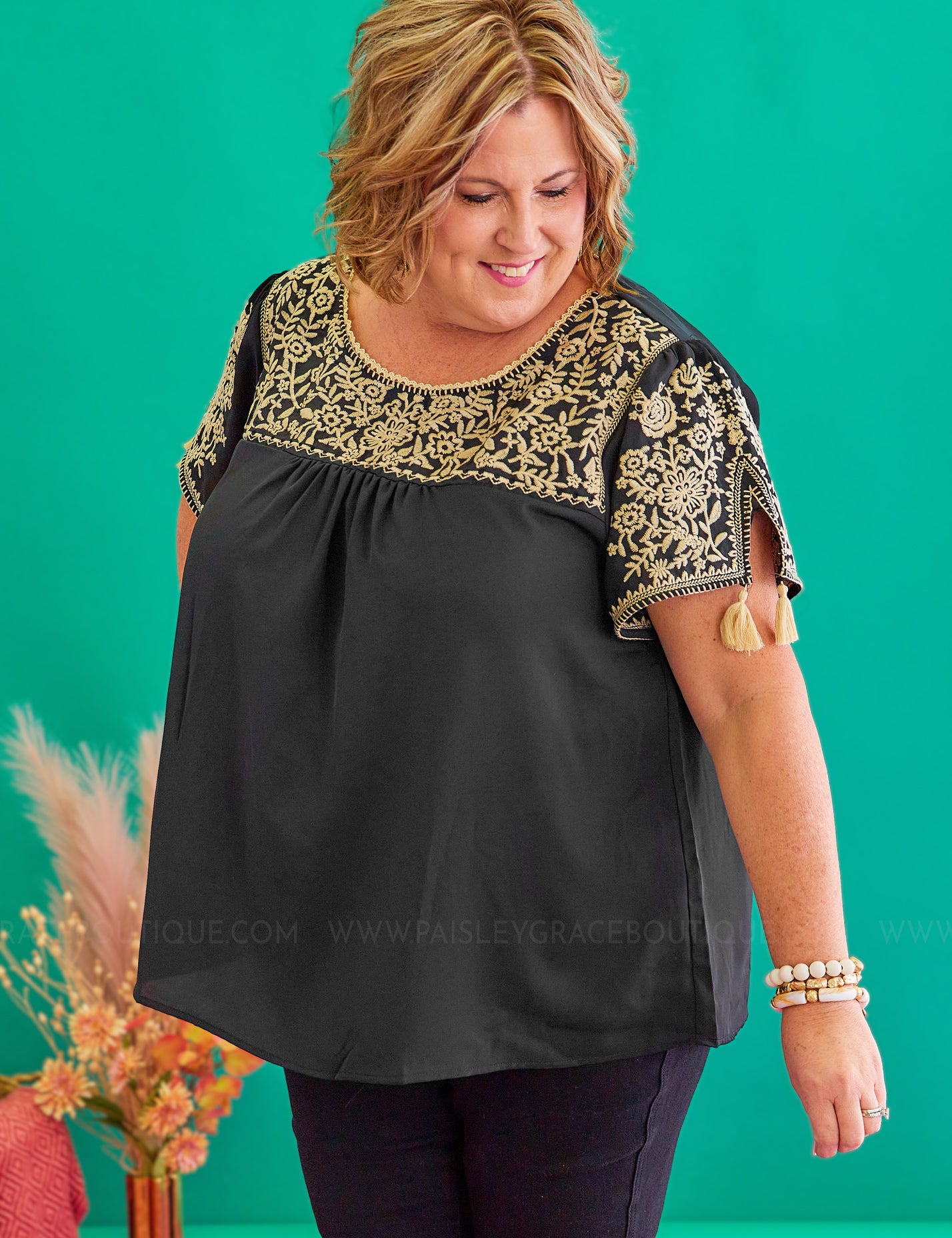 Head To Town Top - Black - LAST ONES FINAL SALE