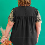 Head To Town Top - Black - LAST ONES FINAL SALE