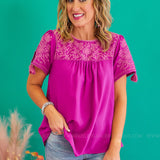 Head To Town Top - Magenta* FINAL SALE *