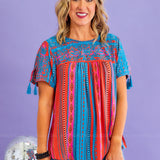 Boho Blossoms Top - LAST ONES FINAL SALE
