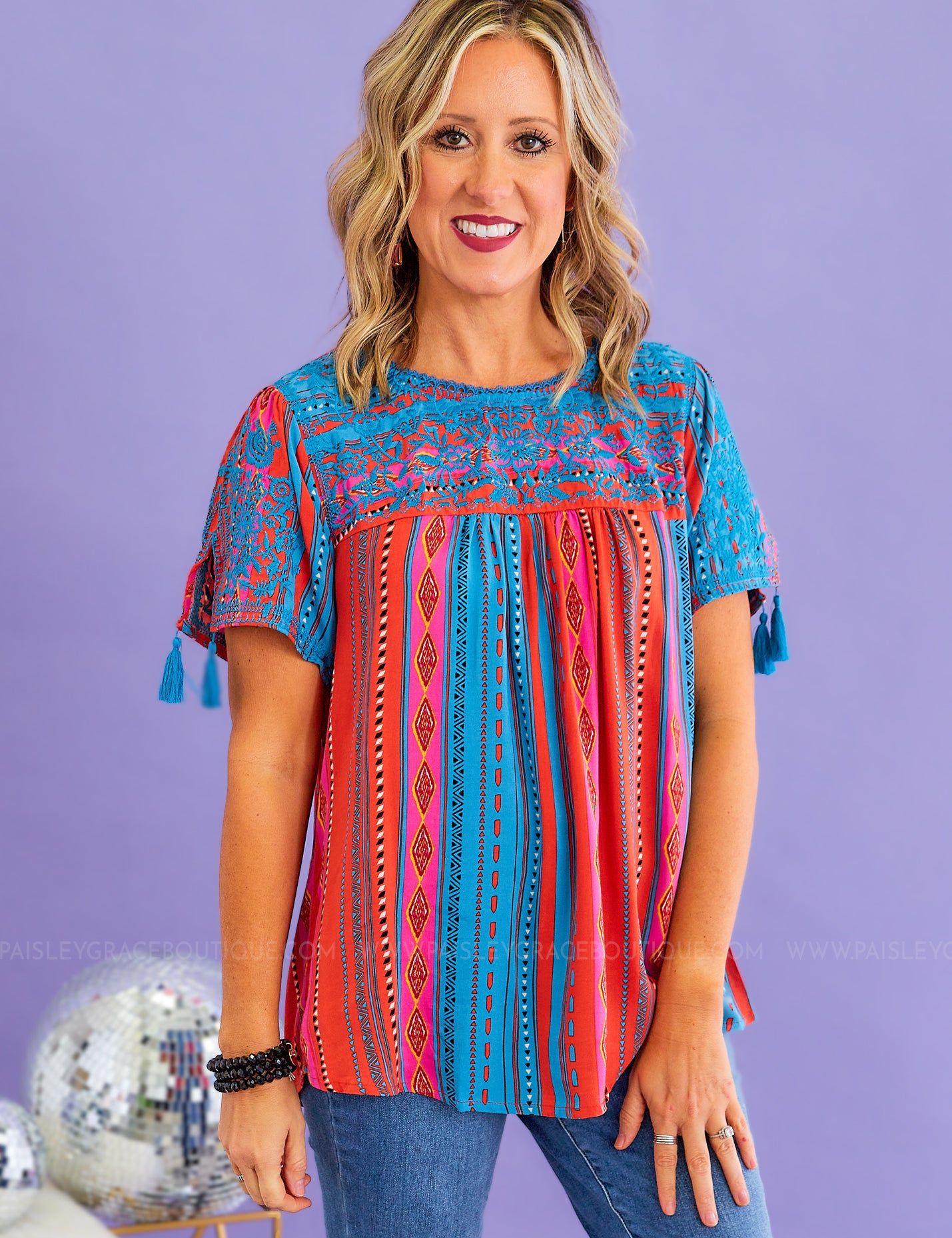 Boho Blossoms Top - LAST ONES FINAL SALE