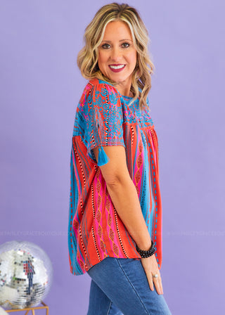 Boho Blossoms Top - FINAL SALE