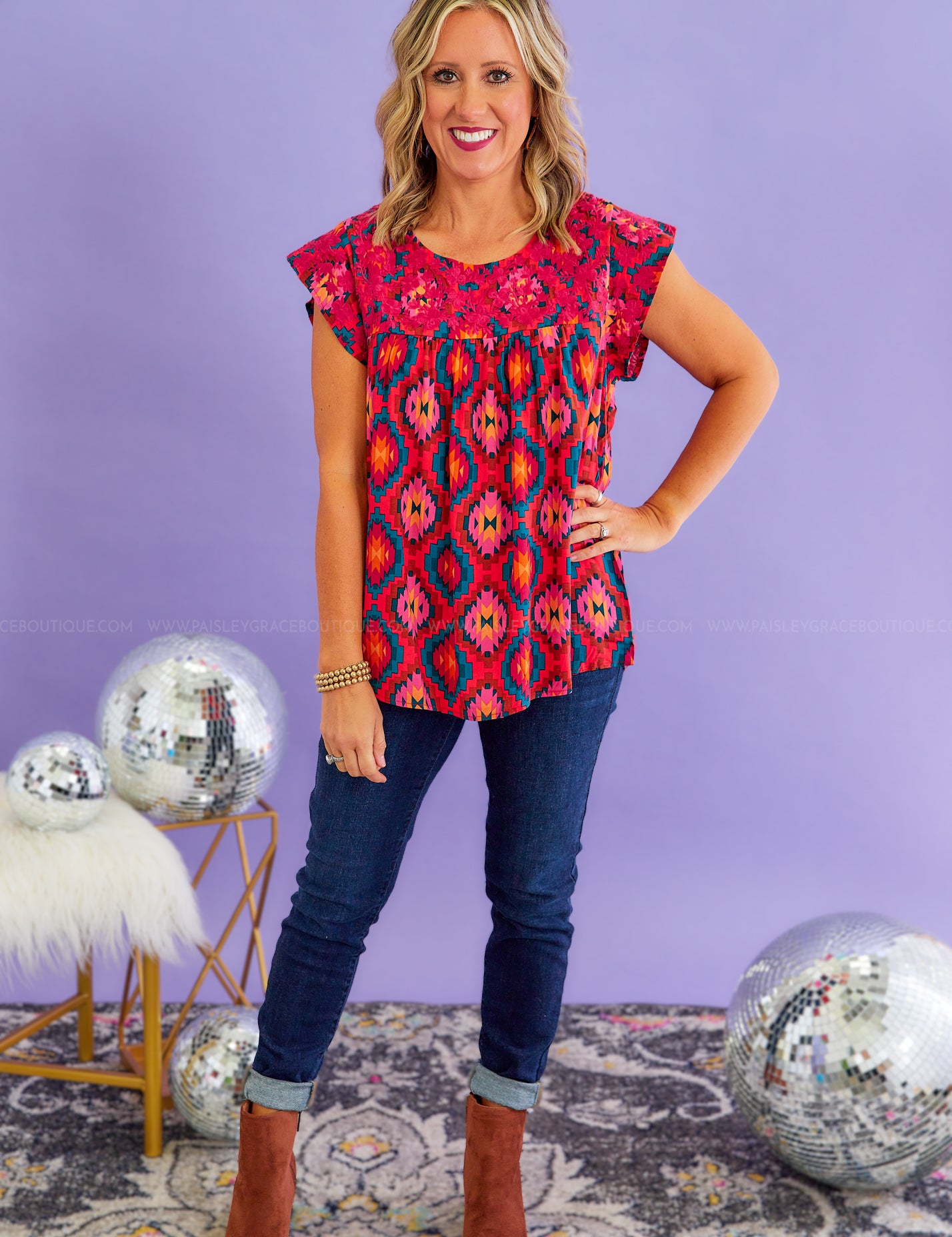 Floral Delight Top - LAST ONES FINAL SALE
