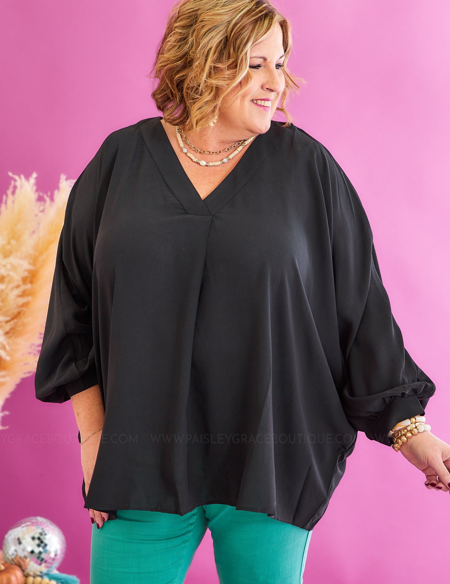 Copenhagen Charm Top - Black* LAST ONES FINAL SALE *