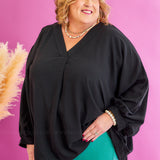 Copenhagen Charm Top - Black* LAST ONES FINAL SALE *