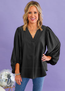 Simply Styled Top - Black - FINAL SALE