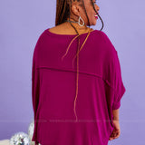 Daily Essential Top - Magenta* LAST ONES FINAL SALE *
