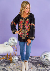Wildflower Whimsy Top - FINAL SALE