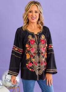 Wildflower Whimsy Top - FINAL SALE