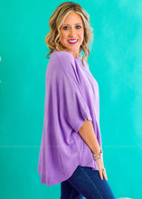 Load image into Gallery viewer, Soho Sophistication Top - Lilac - FINAL SALE

