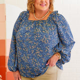 Whimsy and Wild Top - Blue* FINAL SALE *