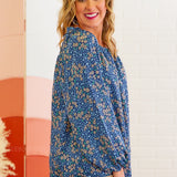 Whimsy and Wild Top - Blue* FINAL SALE *