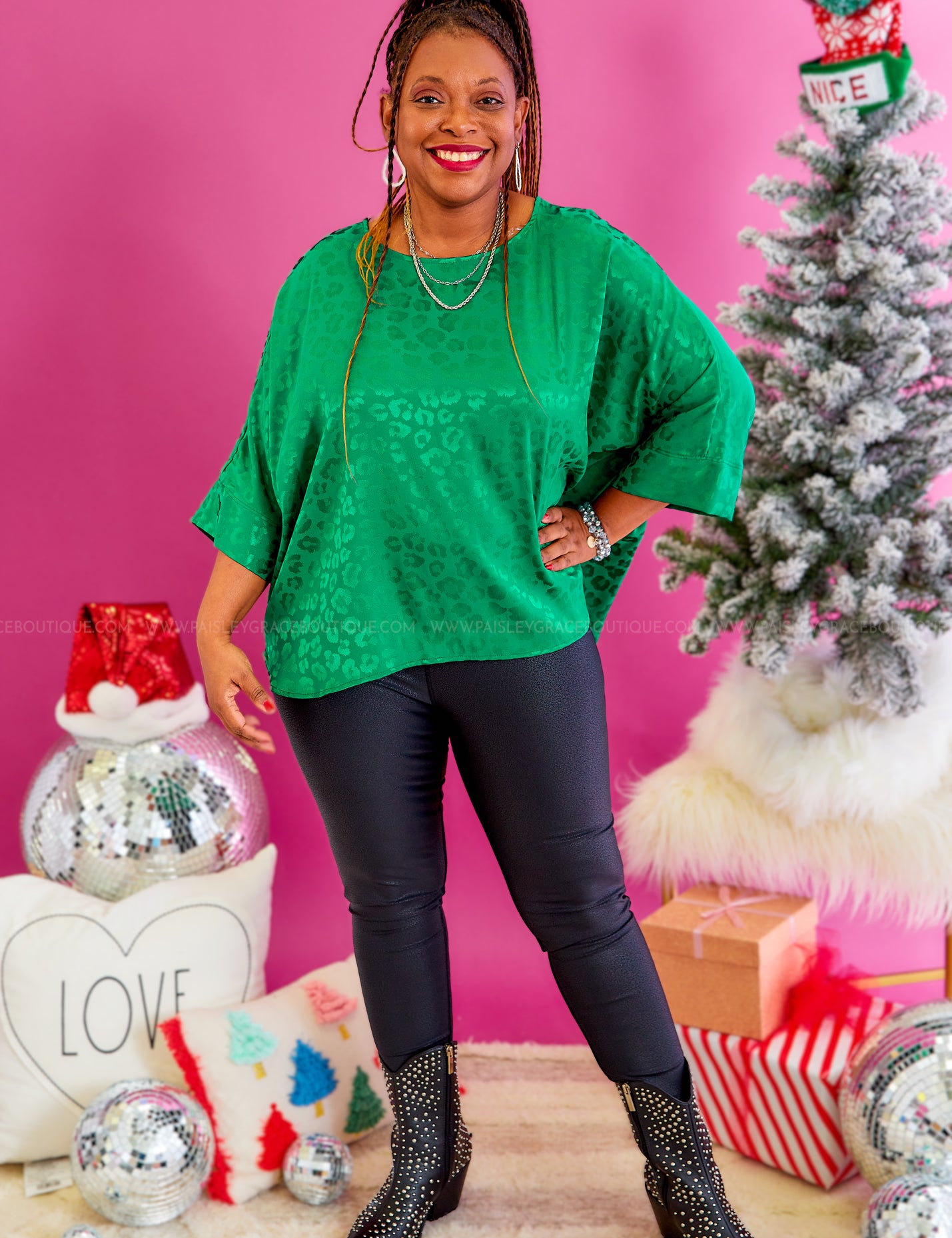 Wildly Stylish Top - Green* LAST ONES FINAL SALE *