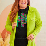 Going With The Season Shacket - Lime REG ONLY* FINAL SALE *