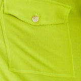 Going With The Season Shacket - Lime REG ONLY* FINAL SALE *