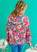 Load image into Gallery viewer, Miami Blossom Hooded Weekender - FINAL SALE
