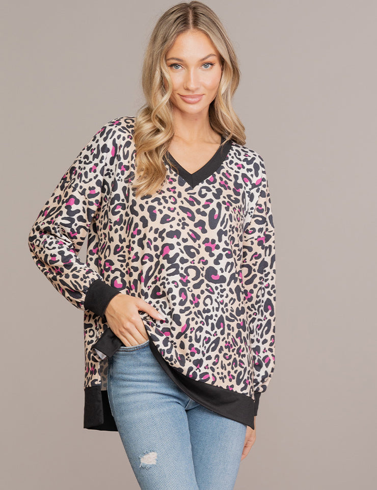 Purr-fectly Spotted Top (Reg Only) - 2 Colors - FINAL SALE
