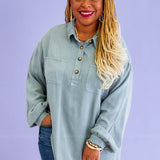 Hold My Own Top - Blue* FINAL SALE *