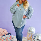 Hold My Own Top - Blue* FINAL SALE *