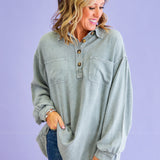 Hold My Own Top - Blue* FINAL SALE *