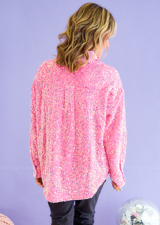 Sparkling Marvel Top - Pink* FINAL SALE *