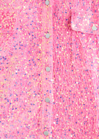 Sparkling Marvel Top - Pink* FINAL SALE *