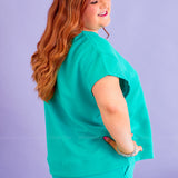 Serendipity Top - Turquoise - LAST ONES FINAL SALE