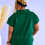 Serendipity Half Zip Top - Forest - LAST ONES FINAL SALE
