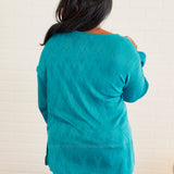 Simpler Times Top - Teal - LAST ONES FINAL SALE