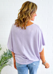 Iconic Moves Top - Lavender/Ivory