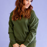Never Better Knit Pullover - Olive* FINAL SALE *